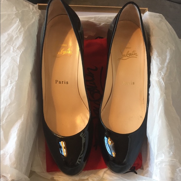 Christian Louboutin Simple 85mm Pump black 7M - Picture 4 of 8